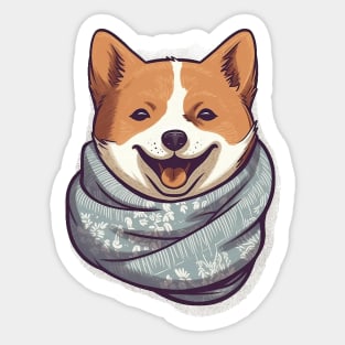 Happy Shiba Inu Sticker